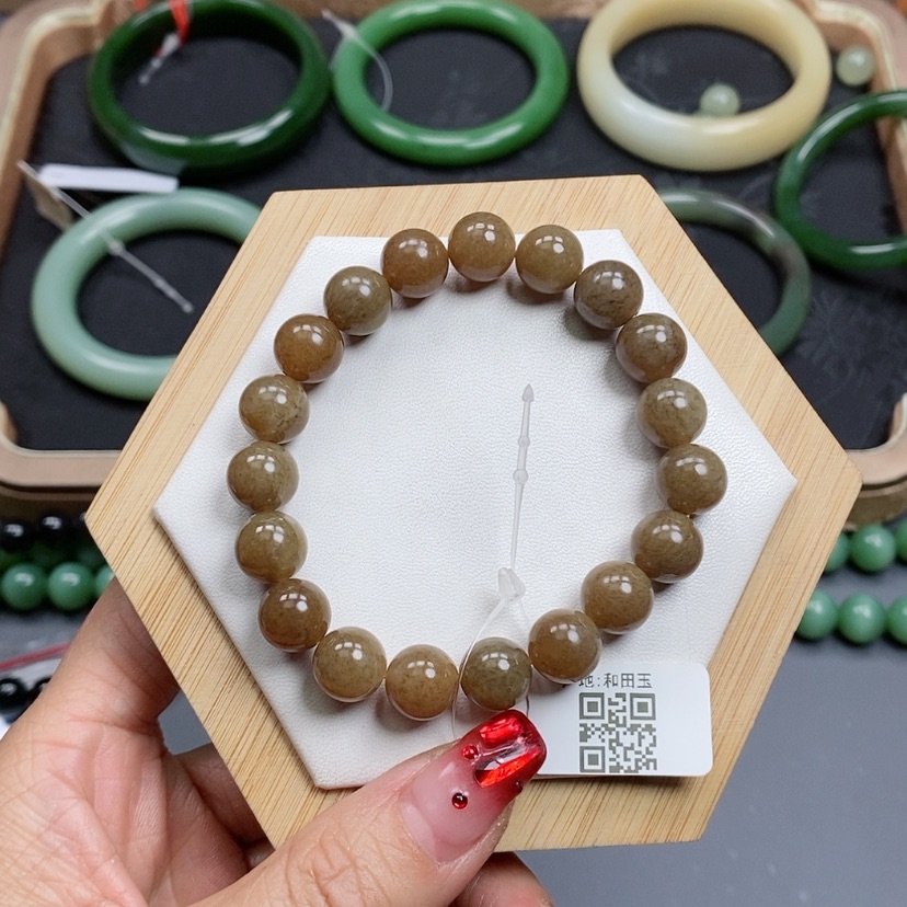 【闪购商品】和田玉手链有瑕未镶嵌