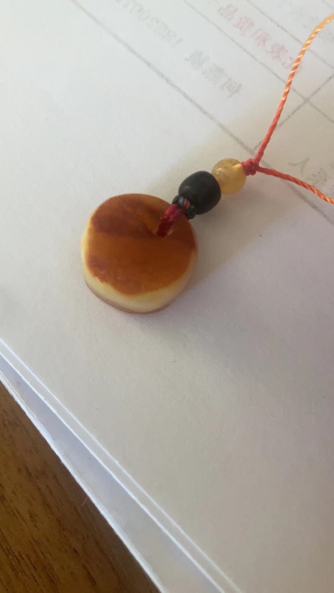 饰陶原矿蜜蜡小吊坠