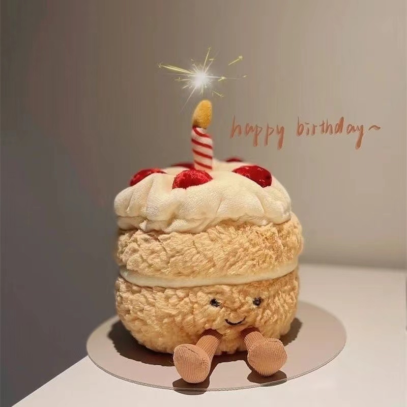 可爱趣味挂件生日礼物女生娃娃生日蛋糕玩偶公仔毛绒玩具搞怪布偶