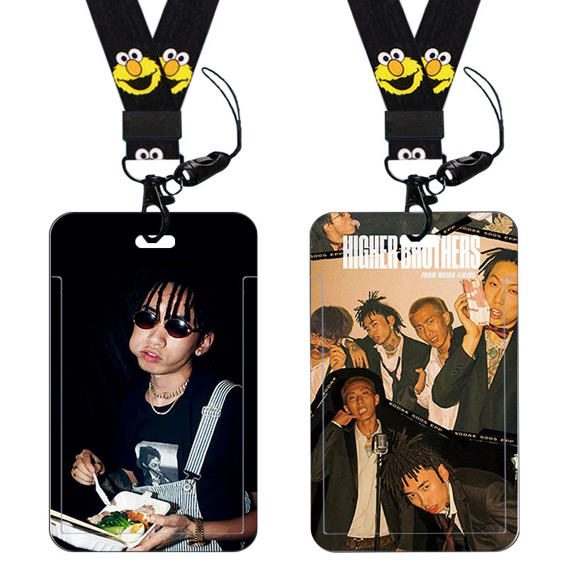 MC海尔兄弟马思唯学生卡套银行卡饭卡校园卡公交卡滑盖式带挂绳挂