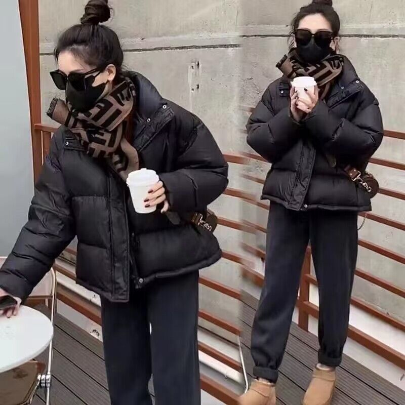 波司豋冬季新款羽绒服服女短款宽松加厚面包服学生棉衣小个子棉袄