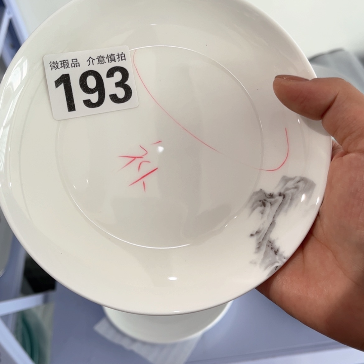 【闪购商品】骨瓷瓷片193