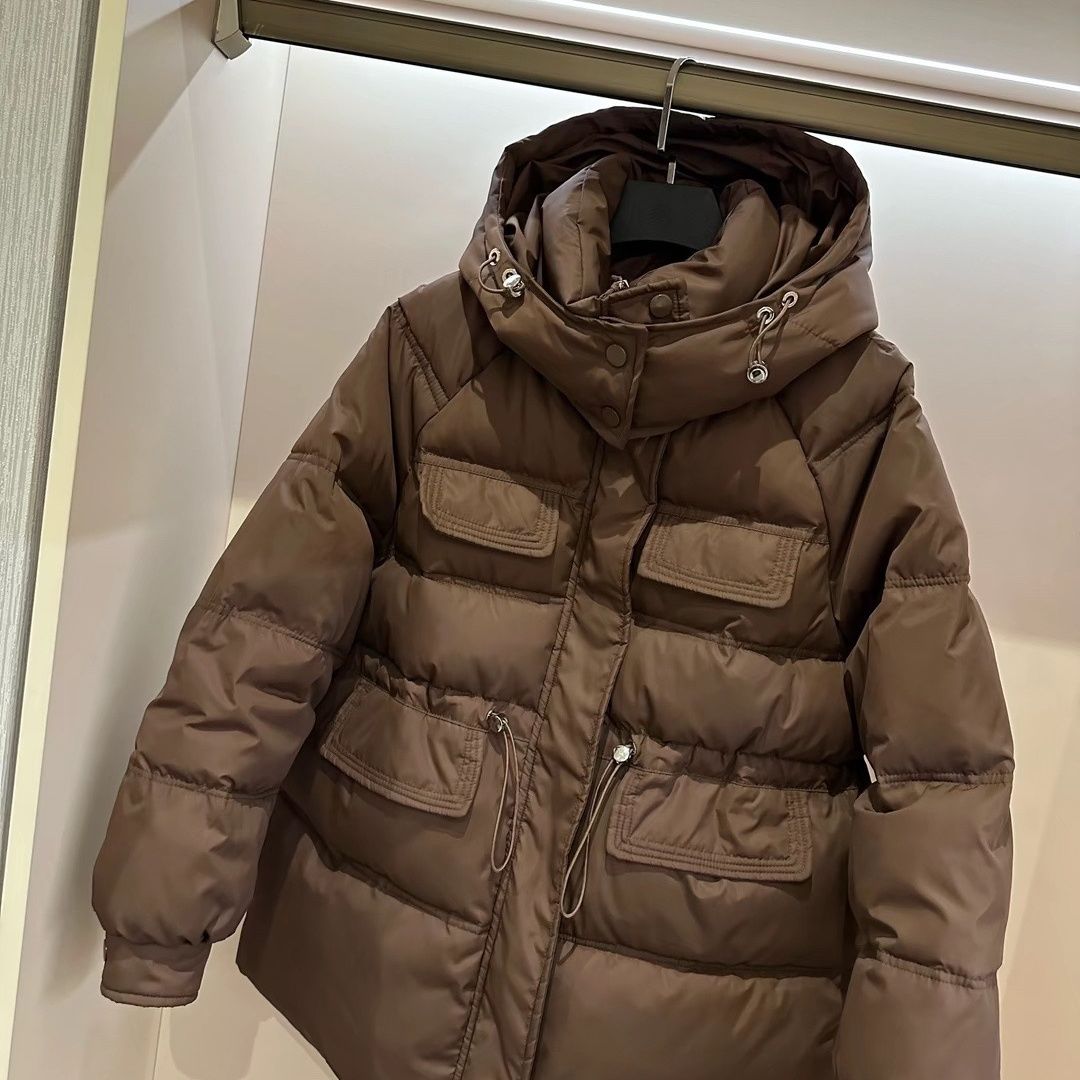 【断码】羽绒服新款爆款正品季羽绒女士中长款连帽收户外运动