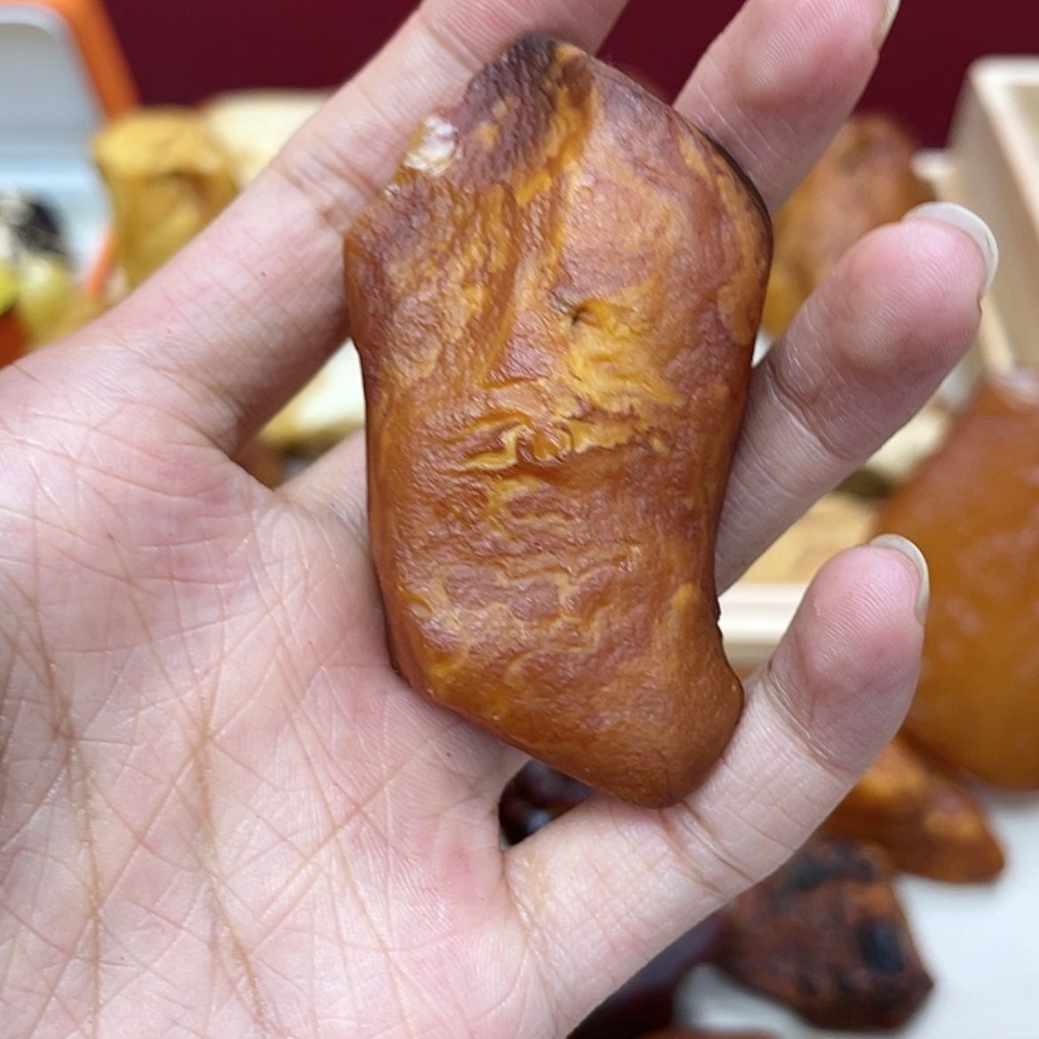 【闪购商品】琥珀珠宝奇石未镶嵌用****6