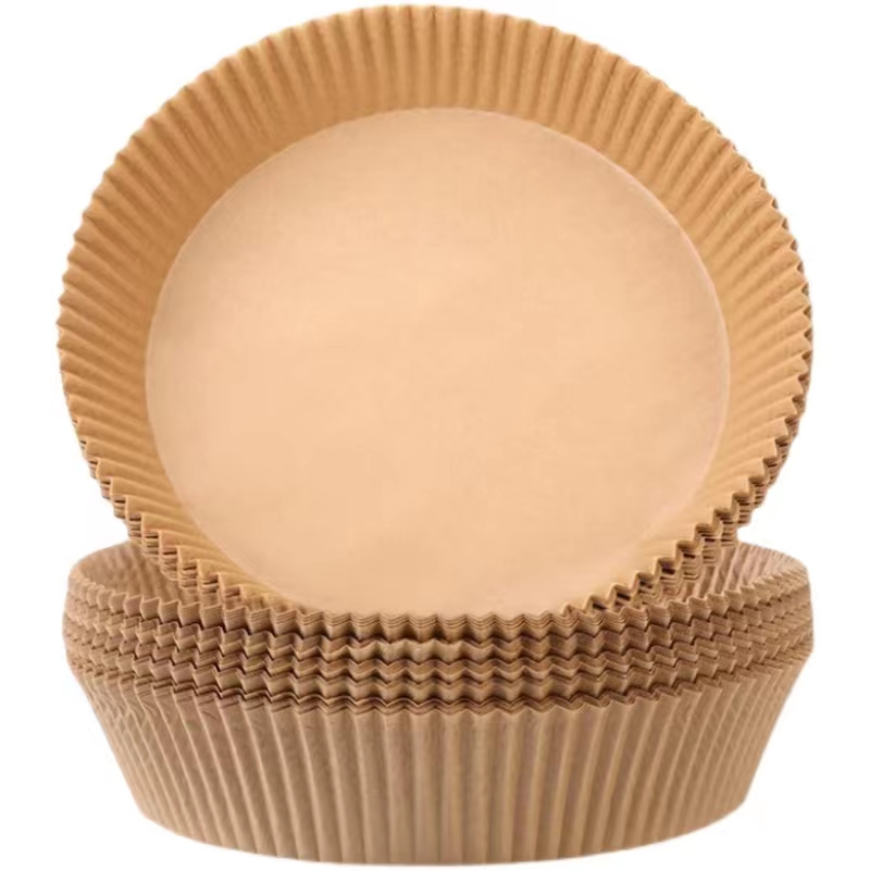 烧烤烤肉纸烤盘圆形吸油纸家用烘焙硅油纸空气炸锅纸垫