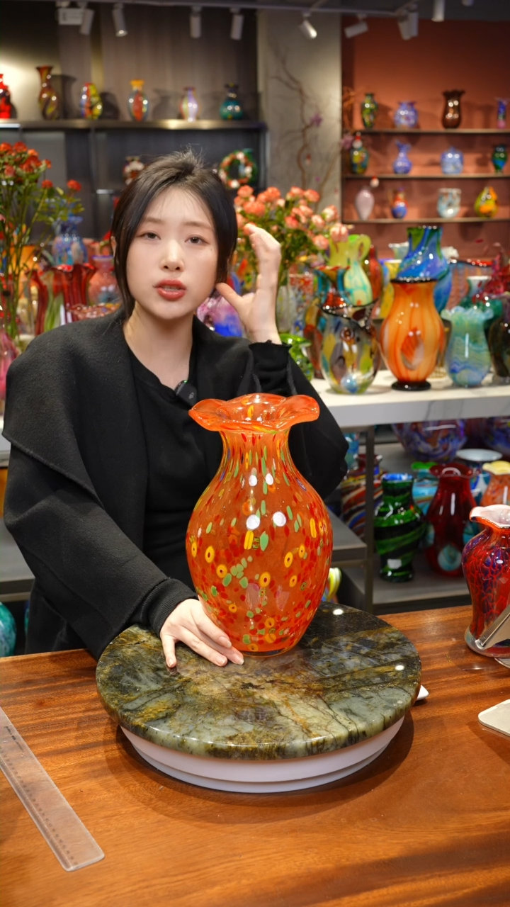 【闪购商品】手作精工花器一级色料，空运包邮，送货上门