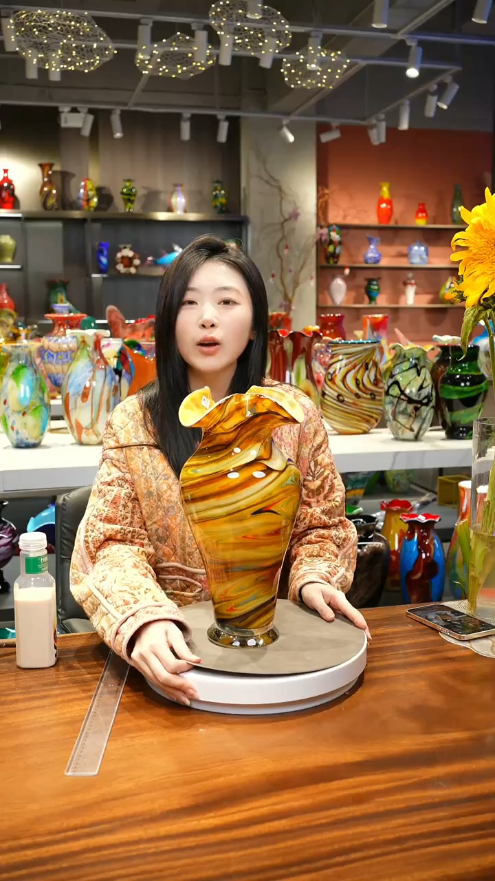 【闪购商品】手作精工花器一级色料，空运包邮，送货上门