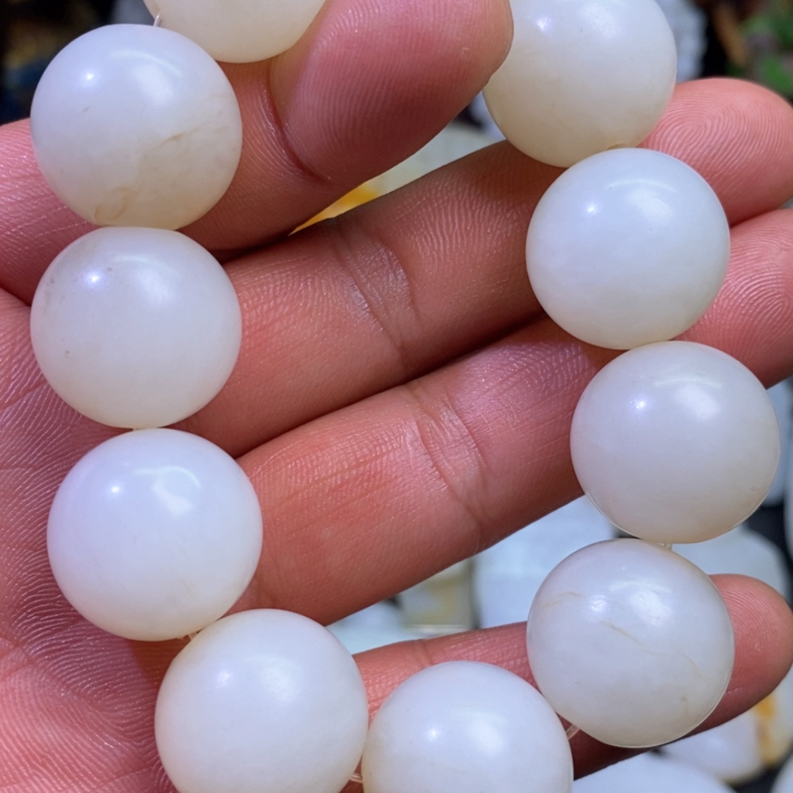 【闪购商品】和田玉（糖玉）手链未镶嵌