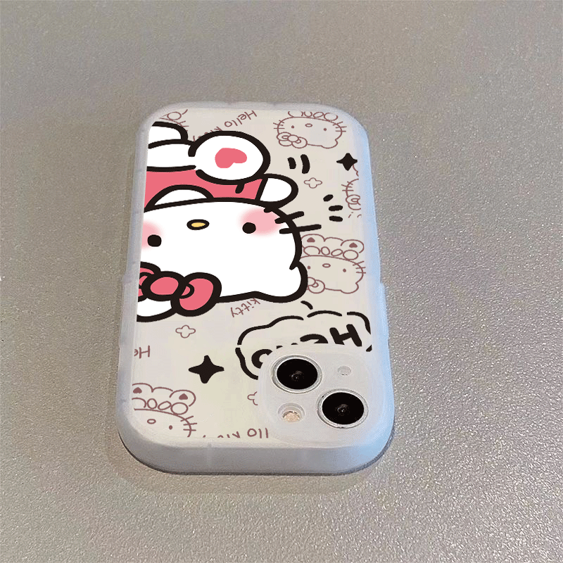 爱心凯蒂苹果15手机壳iPhone14promax个性7/8plus创意13/12/11/xr