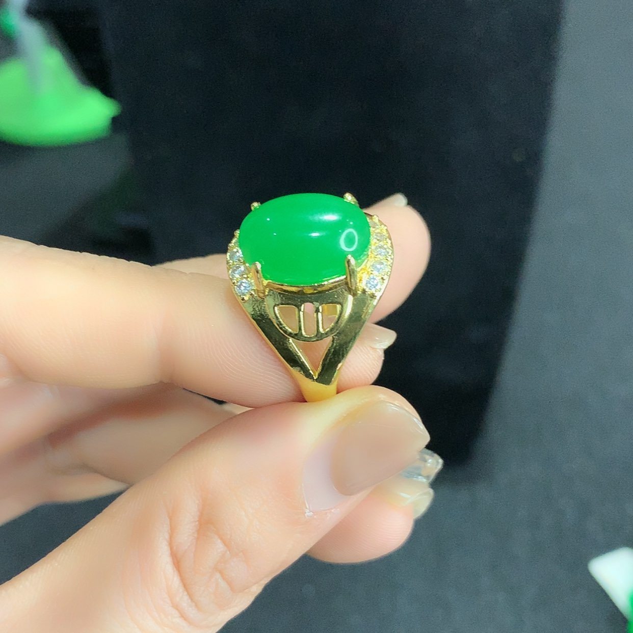【闪购商品】翡翠戒指未镶嵌