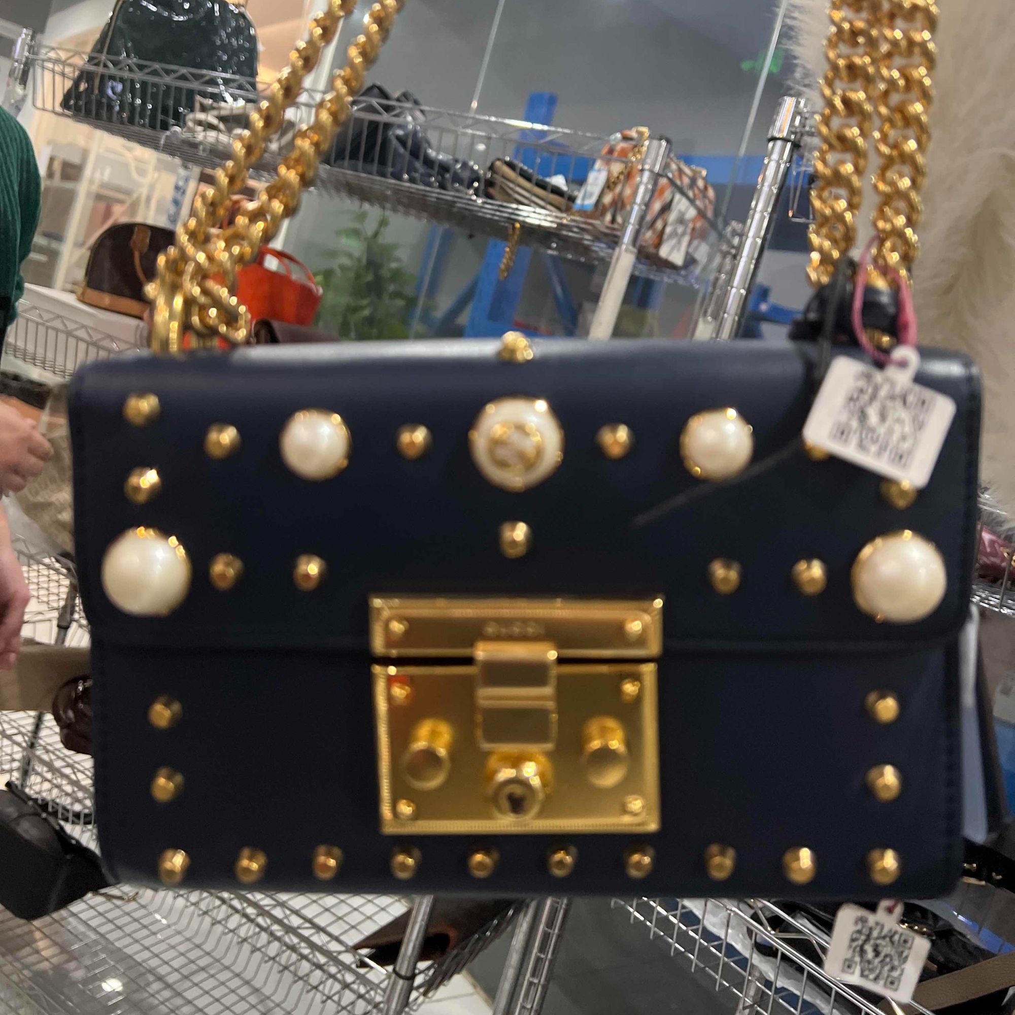 95新 GUCCI/古驰 【桔夕妮妮专属】古驰+B10+珍珠月光宝盒