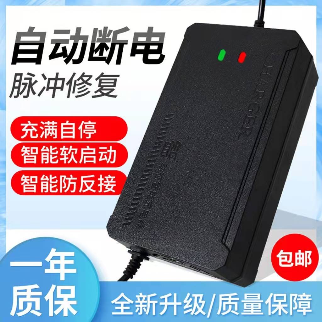 电动车电瓶充电器48V60V72V电动电动天能..电车三轮铅酸通用型