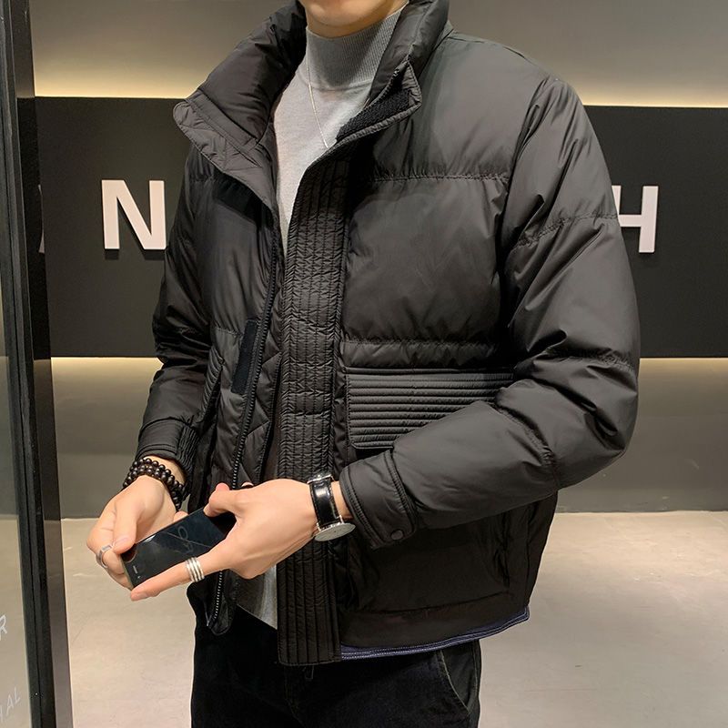 波司澄男士羽绒服新款冬季潮流轻薄保暖短款休闲外套男冬装潮牌