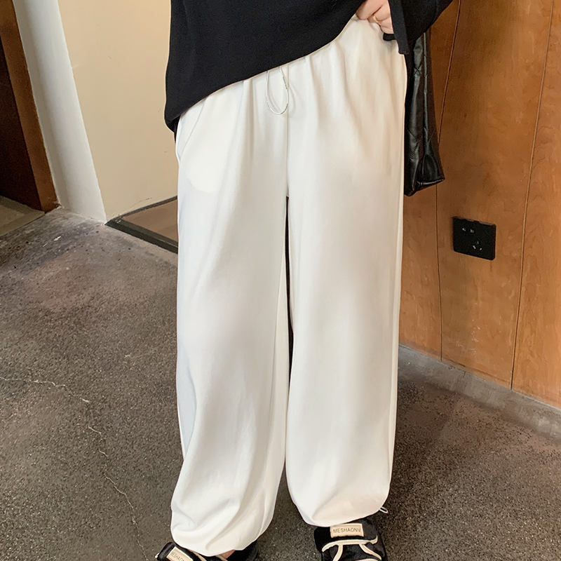 媛子大码休闲裤秋季新品宽松显瘦百搭运动舒适脚口腰透气81159