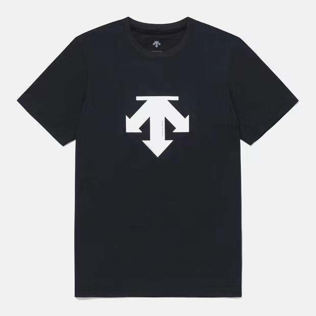 DESCENTE/迪桑特男女同款速干TOUGH面料大标T恤印花圆领