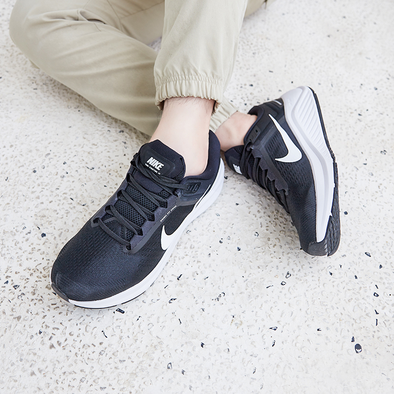 NIKE耐克男鞋AIR ZOOM STRUCTURE 24跑步鞋新款运动鞋DA8535-001