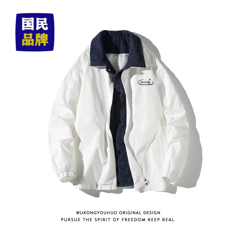 美式街头飞行员夹克棒球服男女潮牌宽松小众百搭休闲外套冬季ins