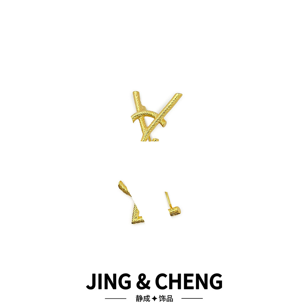 ✦Y字胸针✦金色 JCK12时尚气质高级百搭精致别针