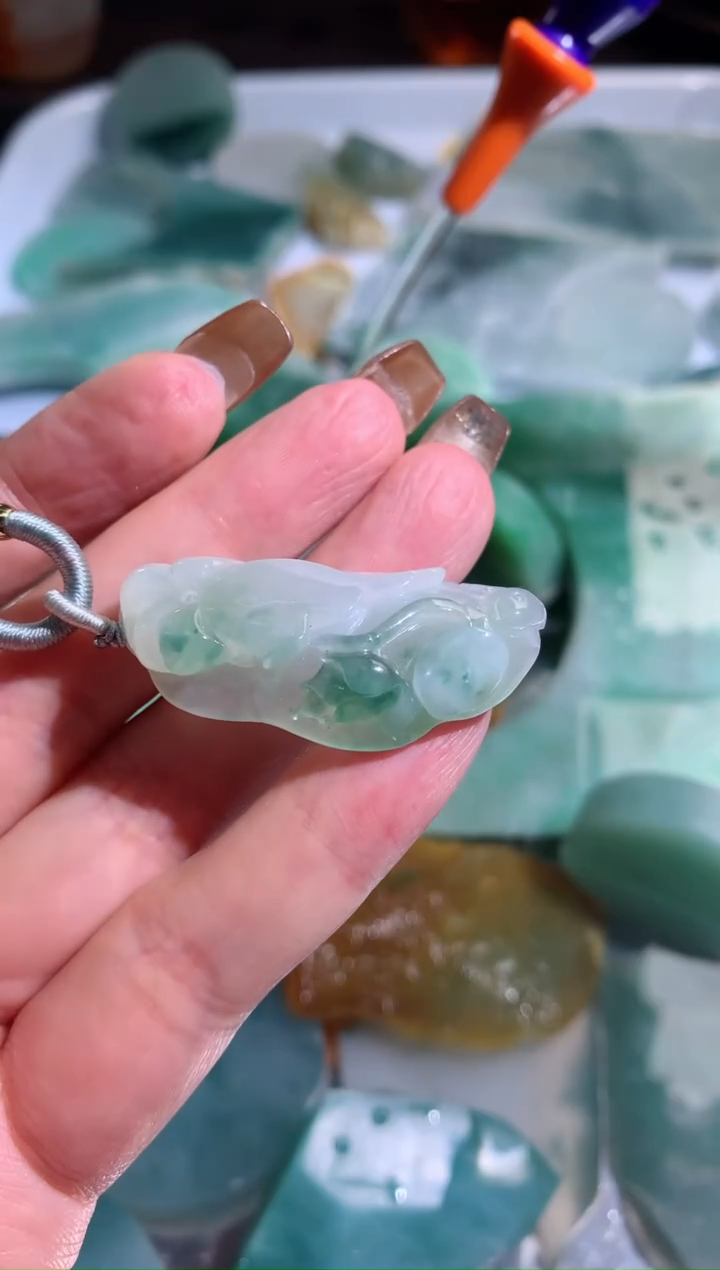 【闪购商品】翡翠挂件未镶嵌花件