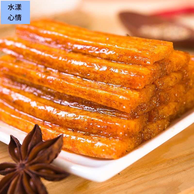 上品大面筋辣条回忆经典香辣调味面制品休闲网红筋道校园零食
