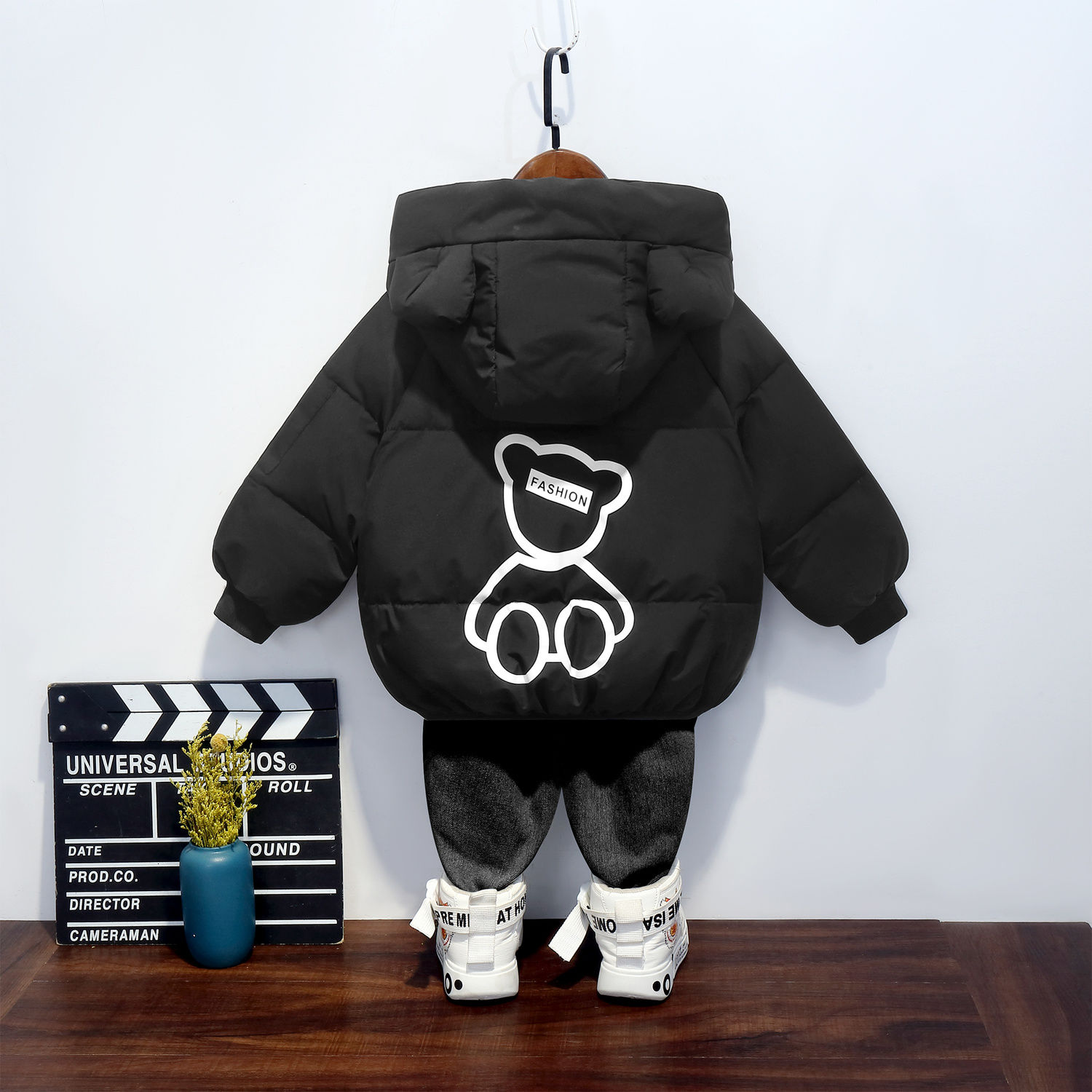 儿童羽绒服男童女童中小童连帽外套秋冬新款宝宝童装短款反季清仓