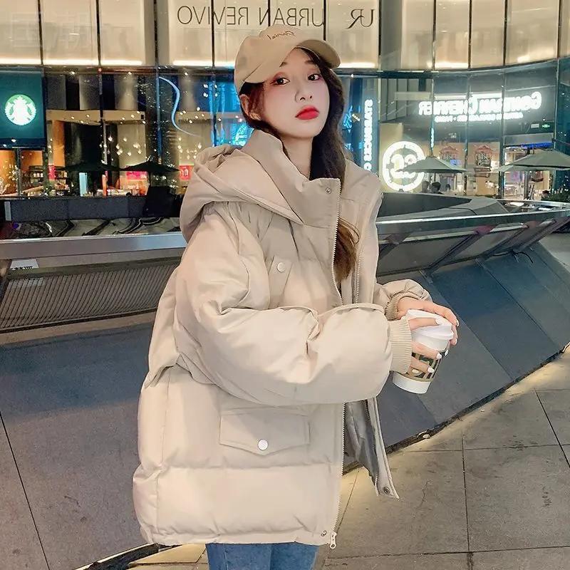 百搭2023年面包服短款羽绒服衣羽绒服女冬季外套加厚羽