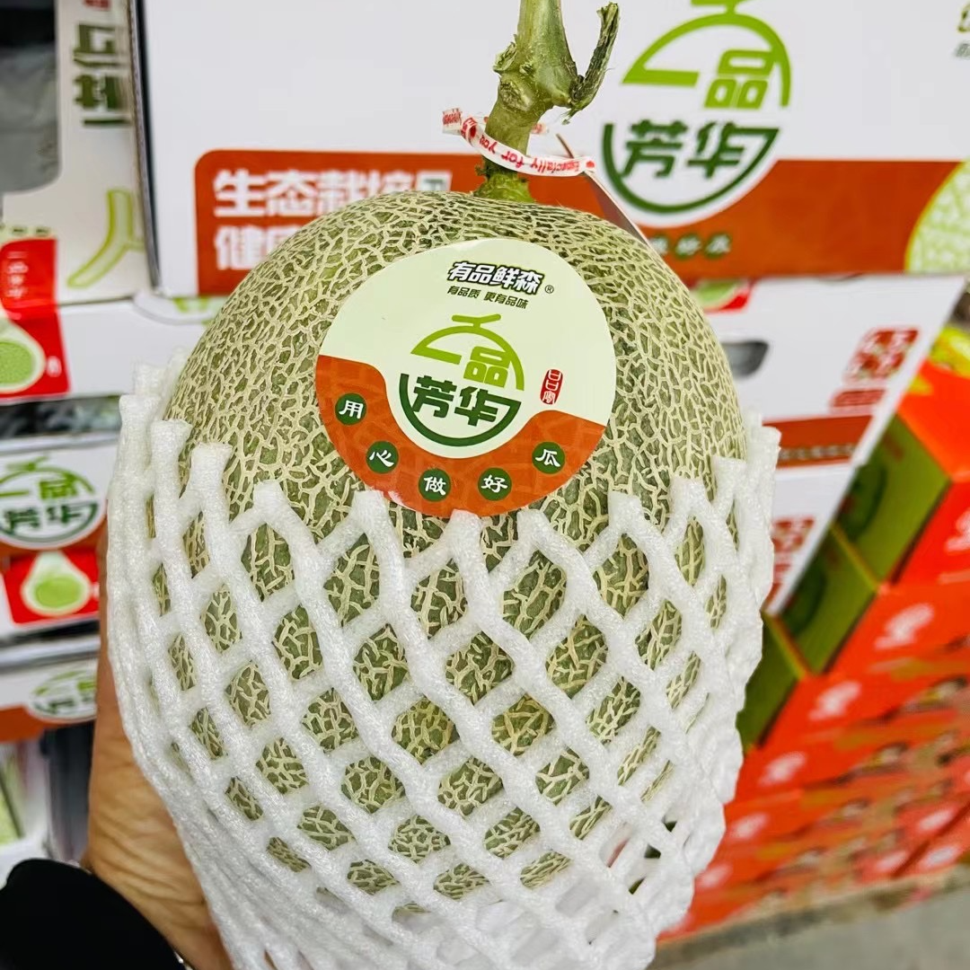 软甜网纹蜜瓜  一个2.5斤左右