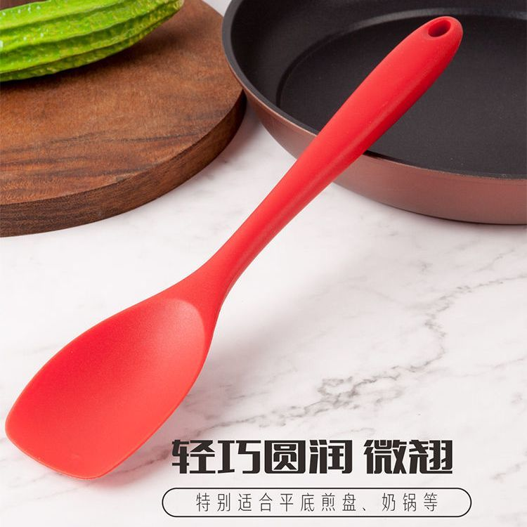 L99硅胶锅铲小号不粘锅专用炒菜铲子沙律铲牛油铲刮铲耐高温家用.