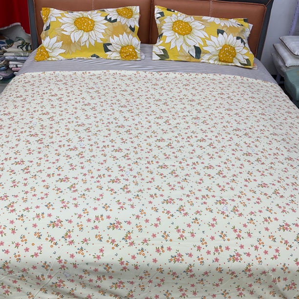 单人被套（奶油蜜糖）尺寸1.5*2.2米秋冬款韩版超柔被套复古双层纱