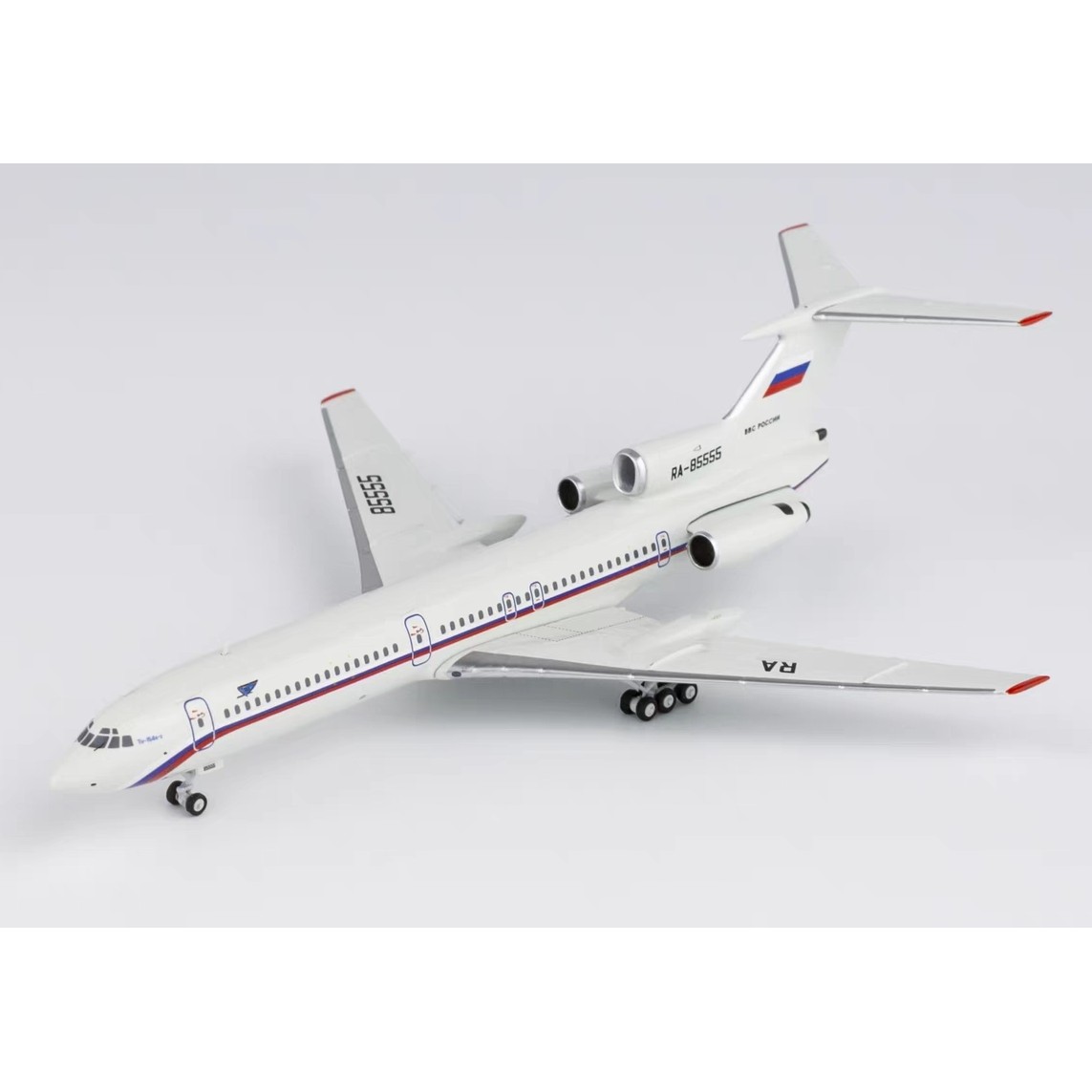 新品NG 54008 俄罗斯空军Tu-154B-2 RA-85555 1:400 合金模型_玩具乐器