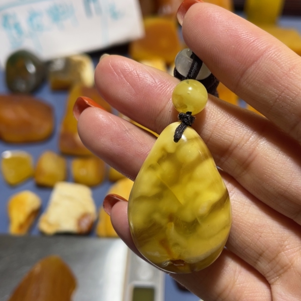 【闪购商品】定制琥珀未镶嵌@**天