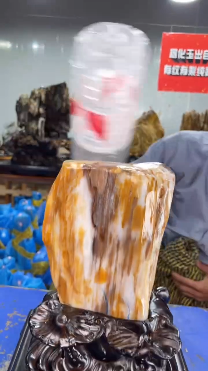 【闪购商品】硅化玉摆件未镶嵌A8