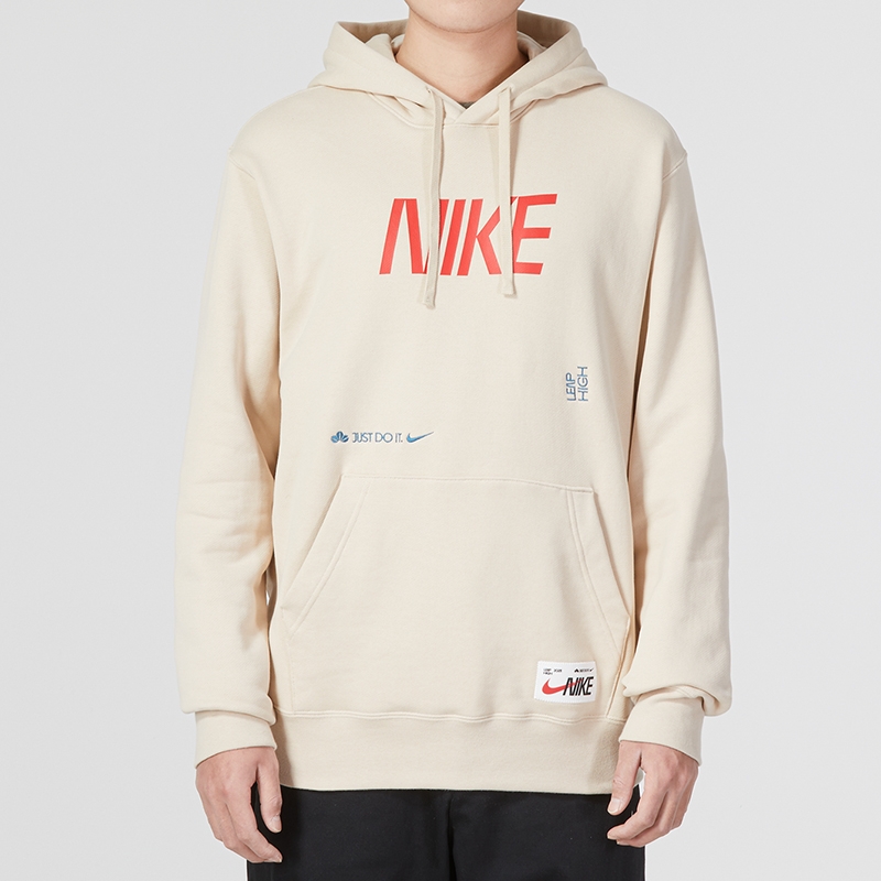 Nike耐克运动套头衫男装2023秋季新款连帽宽松休闲卫衣FD4058-126