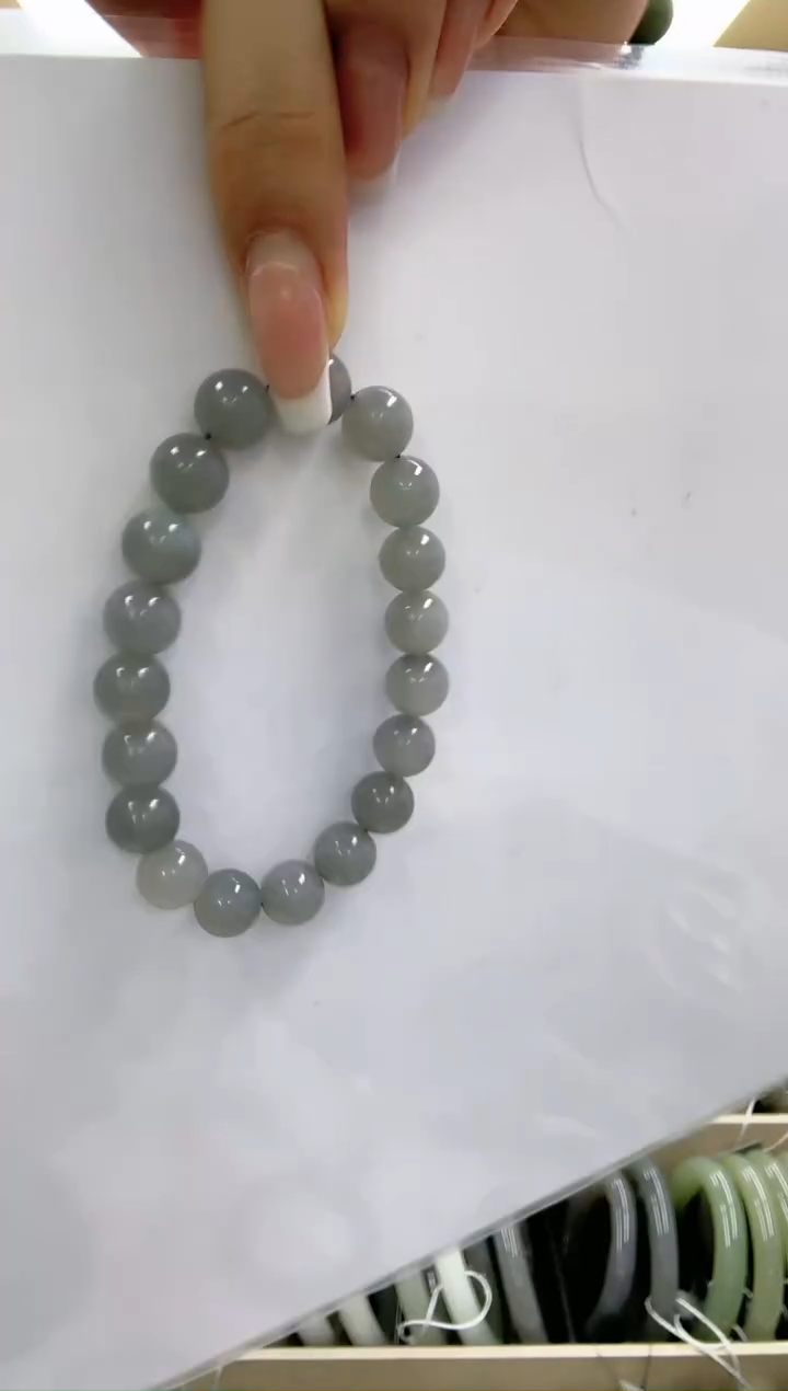 【闪购商品】和田玉手串未镶嵌烟紫手串