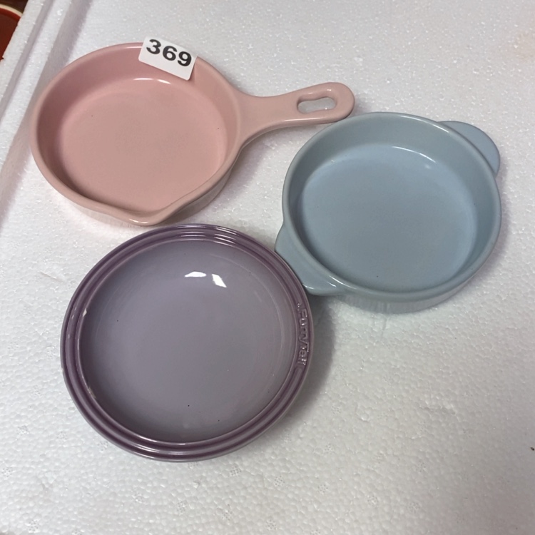 【闪购商品】陶瓷碟瑕疵双耳+尾巴+平底锅无标