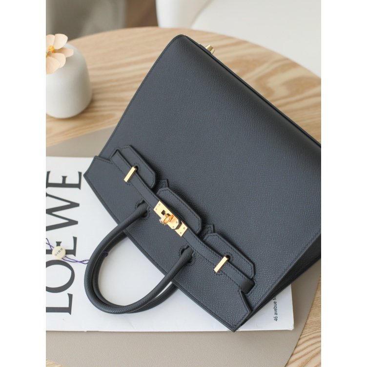 全新未使用  爱马仕  Birkin25 u刻 EP皮 黑色 金扣 定金链接