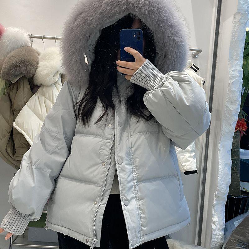 波司豋2023新款羽绒服服女冬季短款加厚棉衣韩版宽松面包服学生棉
