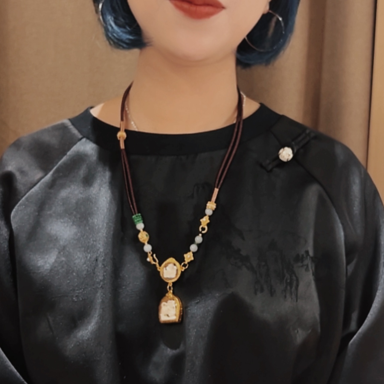 【闪购商品】银镀金壳子根雕A****