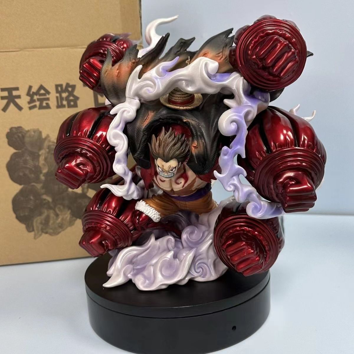 全款海贼王手办动漫航海王四档天绘路飞猿王群鸦炮雕像手办祖国版