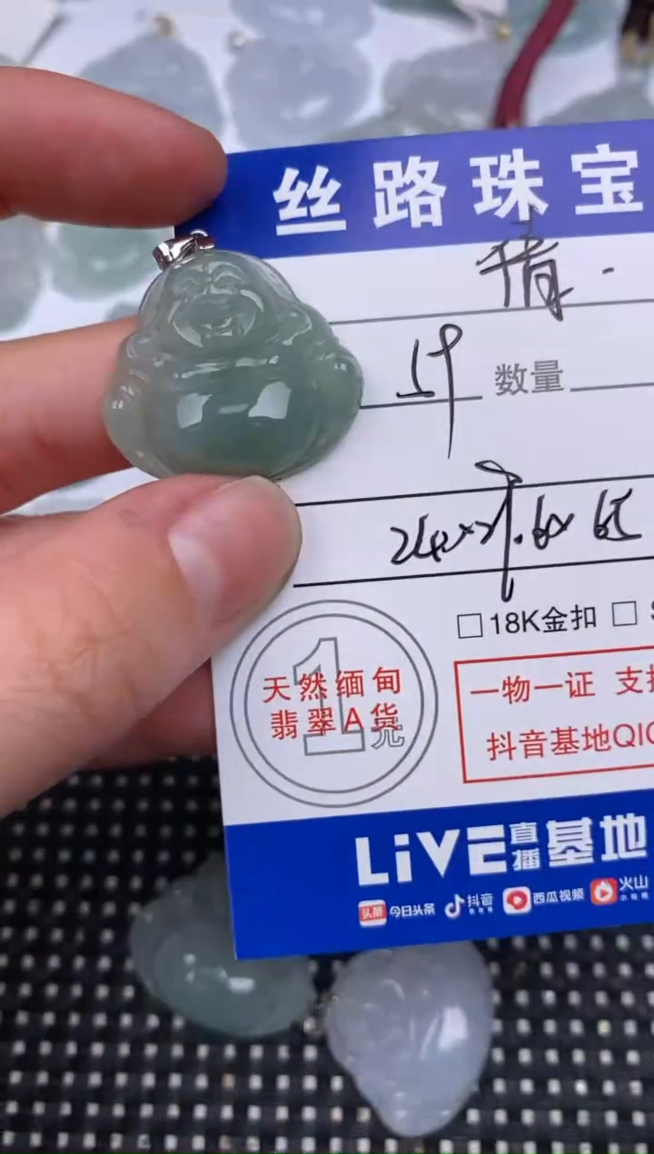 【闪购商品】翡翠颈饰未镶嵌挂件