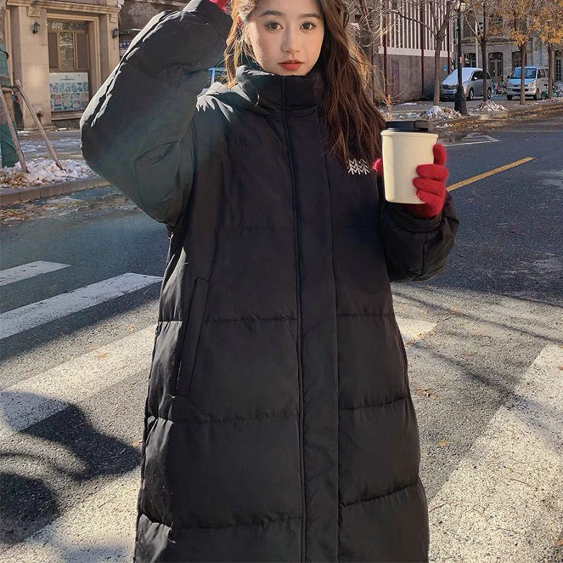 波司澄中长款羽绒服女2023年冬季新款韩版白鸭绒气质韩版羽绒服平