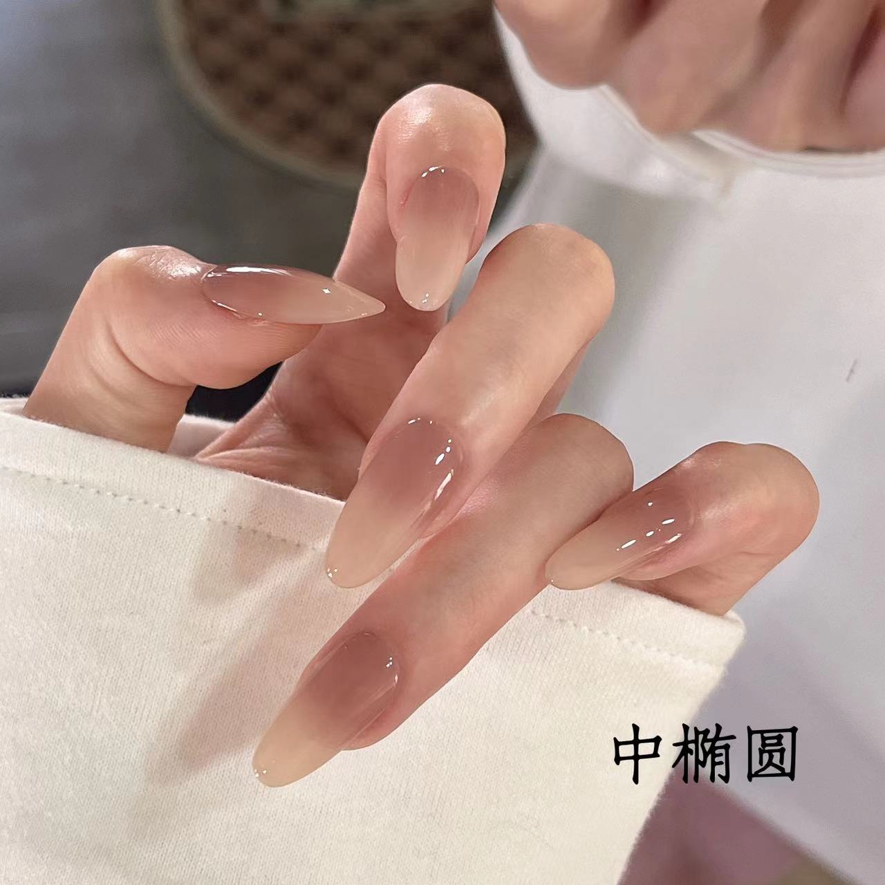 纯手工定制穿戴甲 甘露寺 美甲贴片可拆卸假指甲贴气质小红书