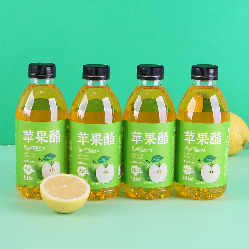 苹果醋饮料网红苹果味饮品350ml*6小瓶装酸甜果醋整箱特价批发