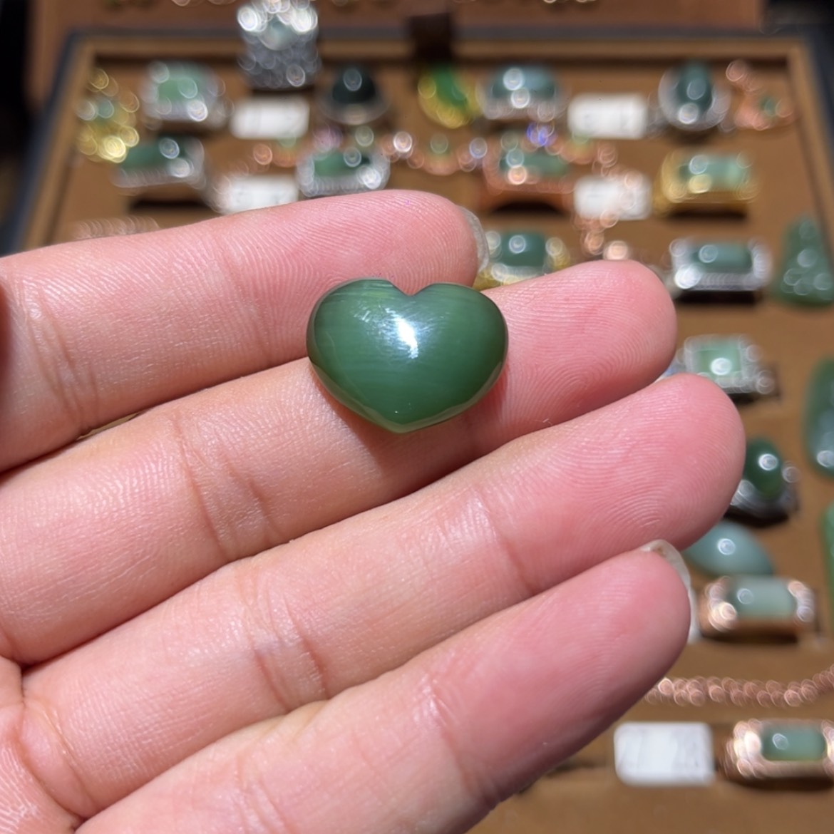 【闪购商品】和田玉戒面未镶嵌