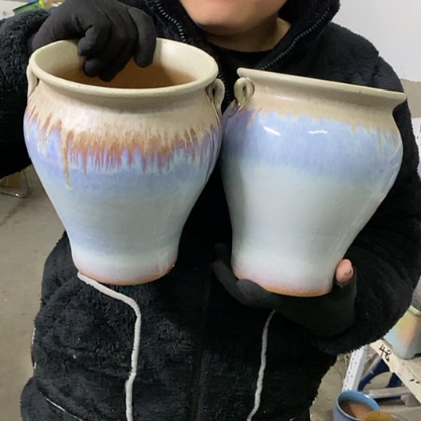 【闪购商品】紫砂花盆口17高22