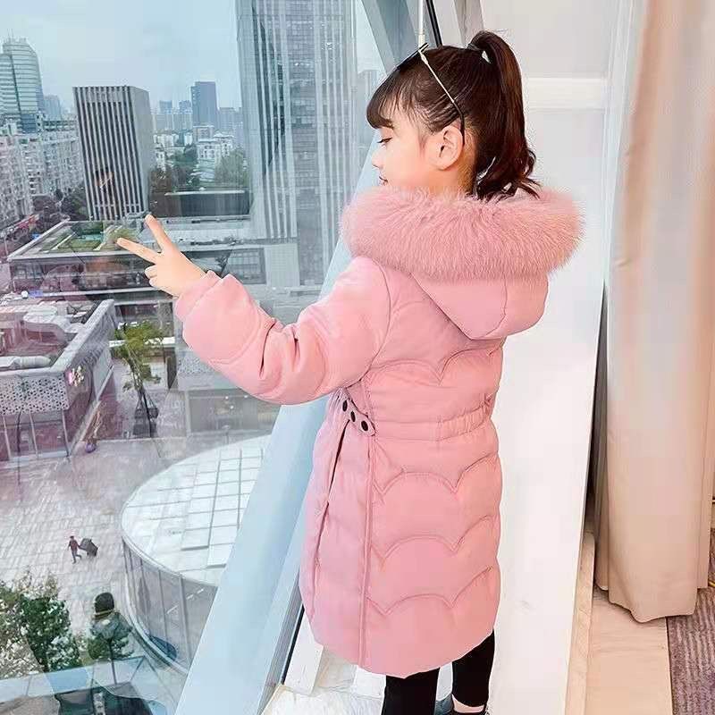 波司澄乐乐羽绒服2023新款爆款女士女款童年季加厚中长款袄中大儿