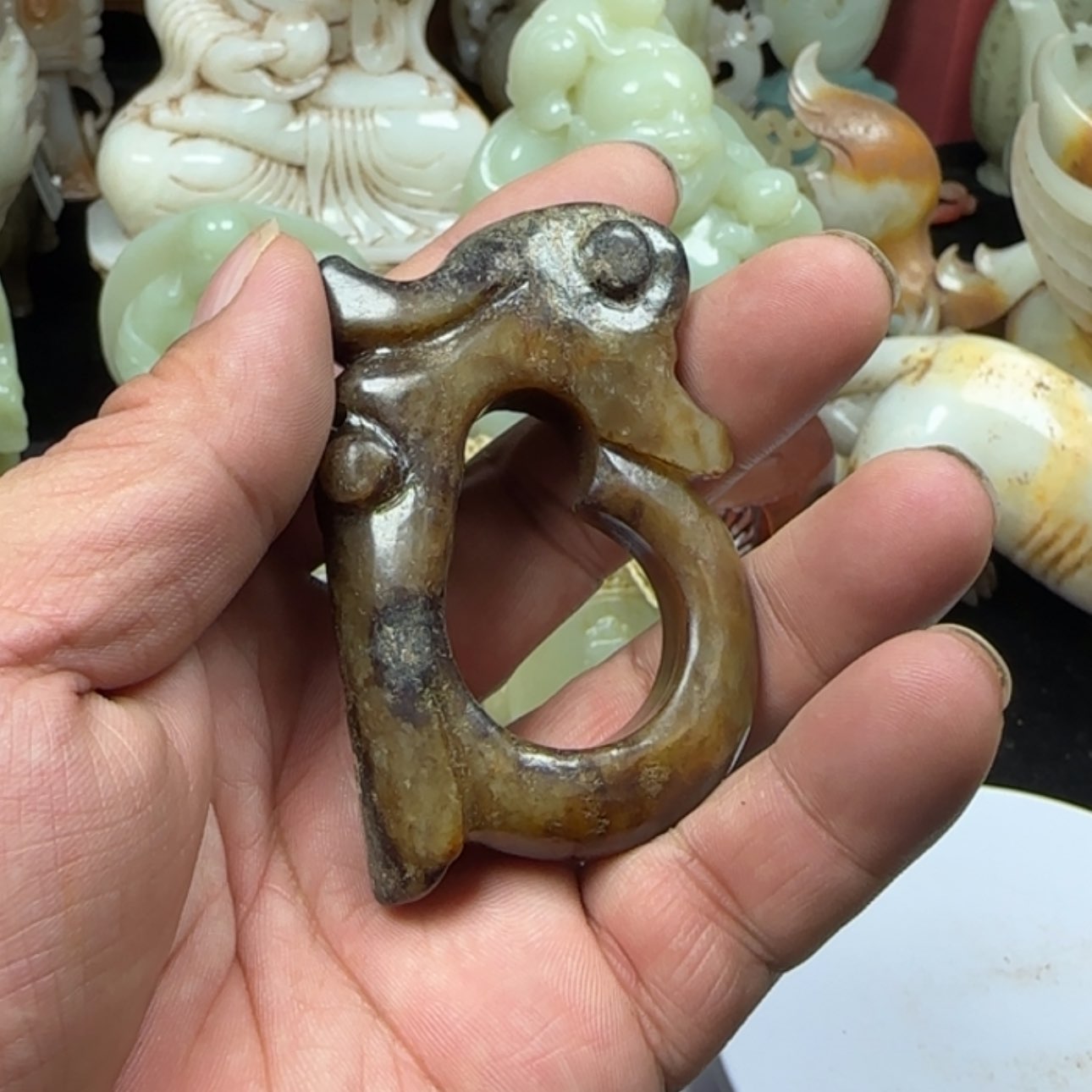 【闪购商品】和田玉把件未镶嵌慧*