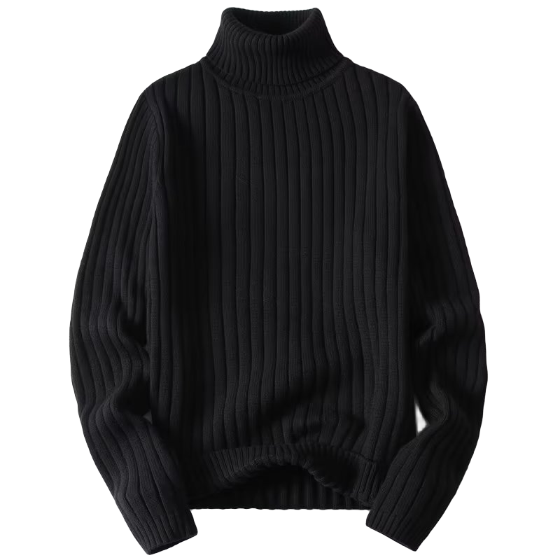 高领毛衣男士秋冬季新款纯色复古麻花加时尚百搭宽松修身加厚保暖