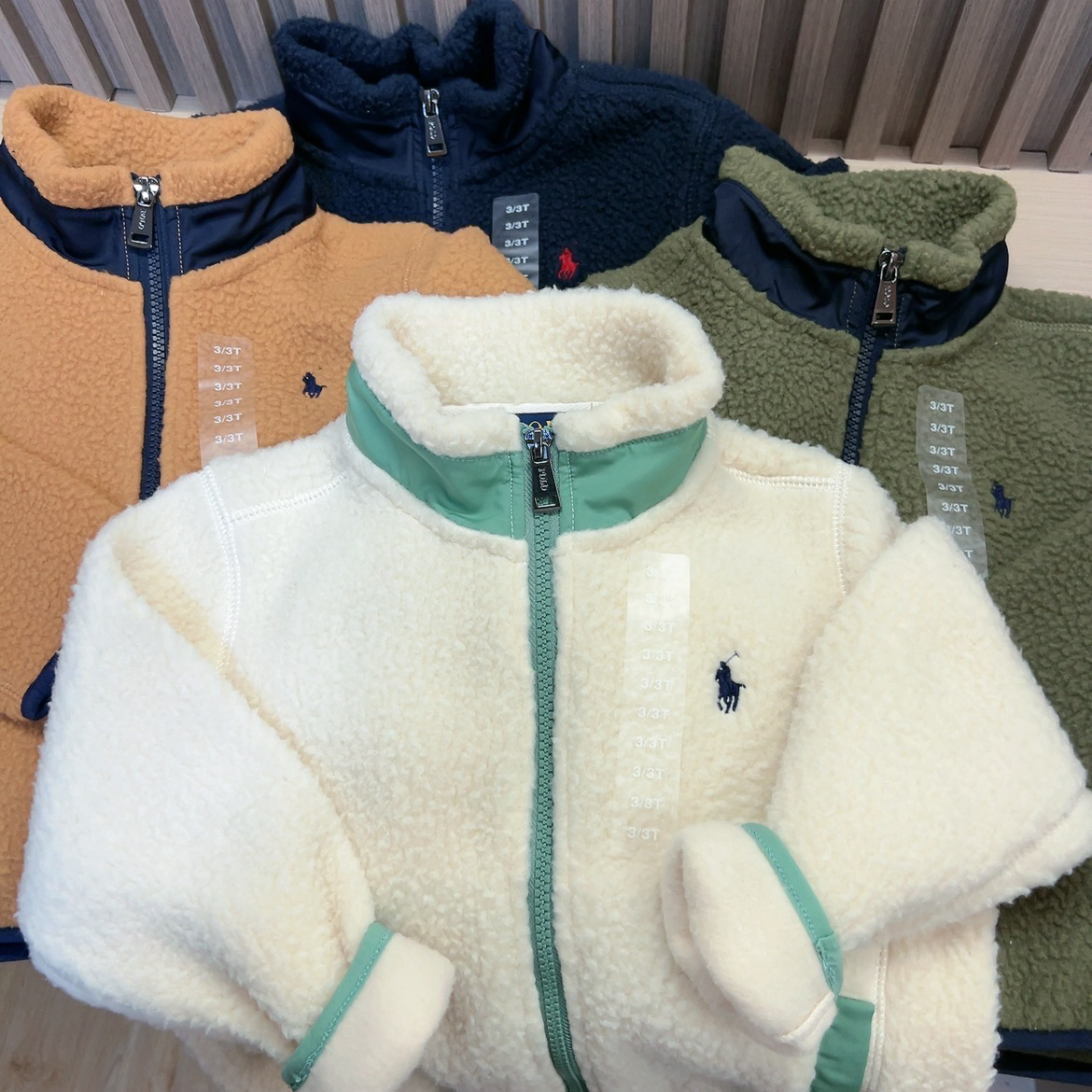 秋冬新品/儿童休闲运动摇粒绒立领夹克外套 柔软保暖