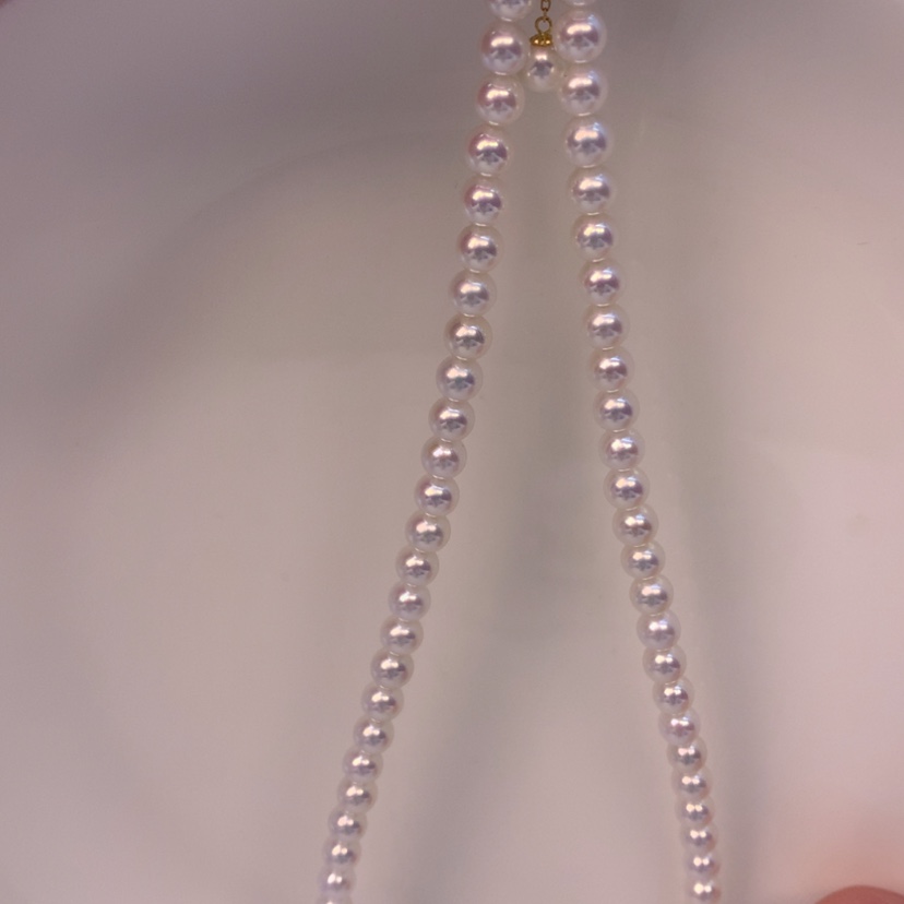 【闪购商品】淡水珍珠颈饰18K金镶嵌
